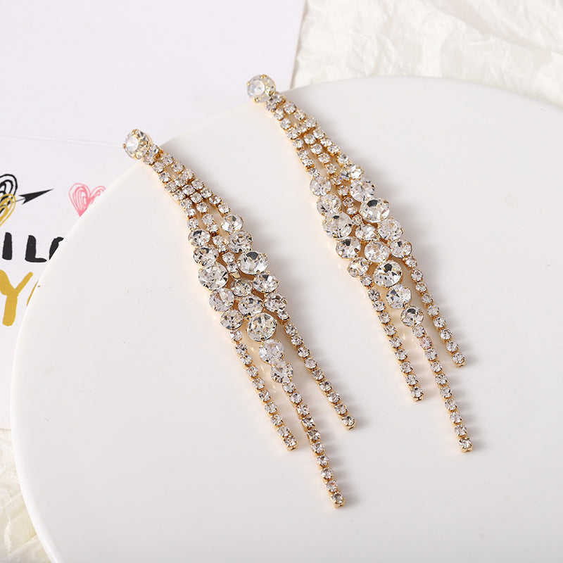 チェーンピアス K18 ピアス ロングアメリカンピアス アクセサリー009