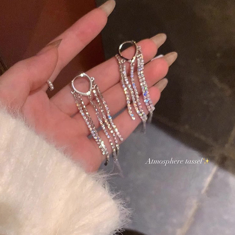 チェーンピアス K18 ピアス ロングアメリカンピアス アクセサリー036