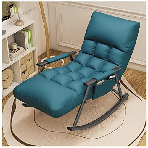 シングルソファー レジャー椅子 ロッキングチェア 角度調節 読書椅子 大人用 快適 リクライニングチェア 頑丈 ソファ 一人 椅子 肘掛け チェア 揺り椅子