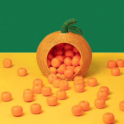 ＶＥＴＲＥＳＫＡ　オレンジ型　ラタンペットベット　猫　ベッド